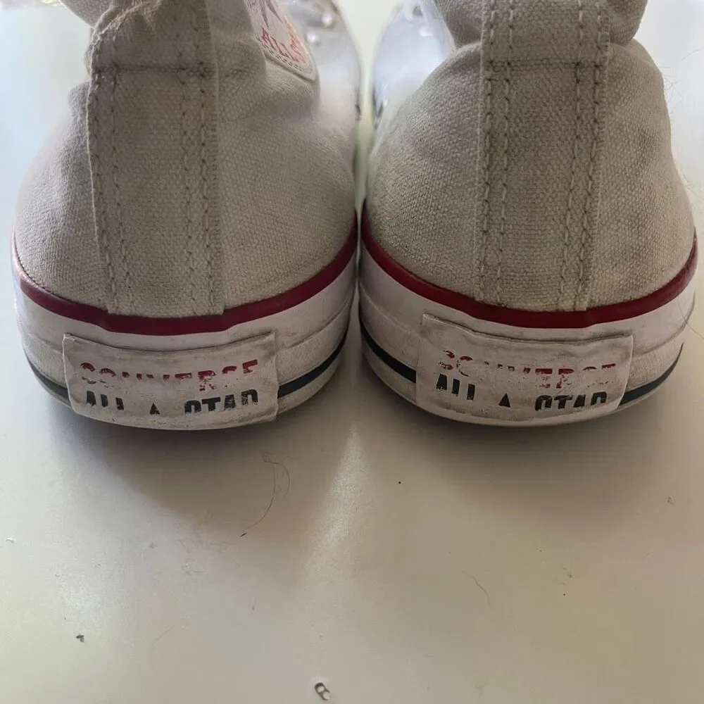 Converse Men's Chuck Taylor All-Star High Portrait Sneakers White Size 6‎ - Picture 4 of 6